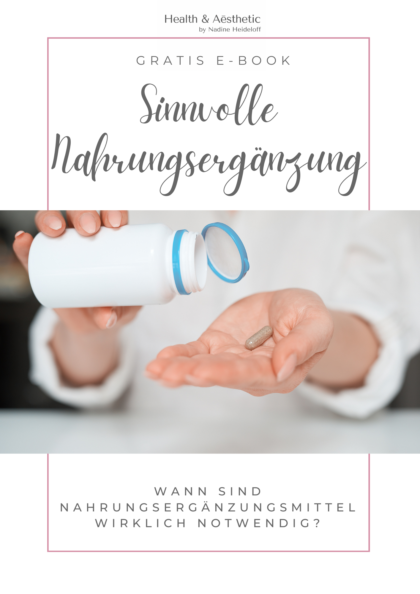 GRATIS E-BOOK Sinnvolle Nahrungsergänzung