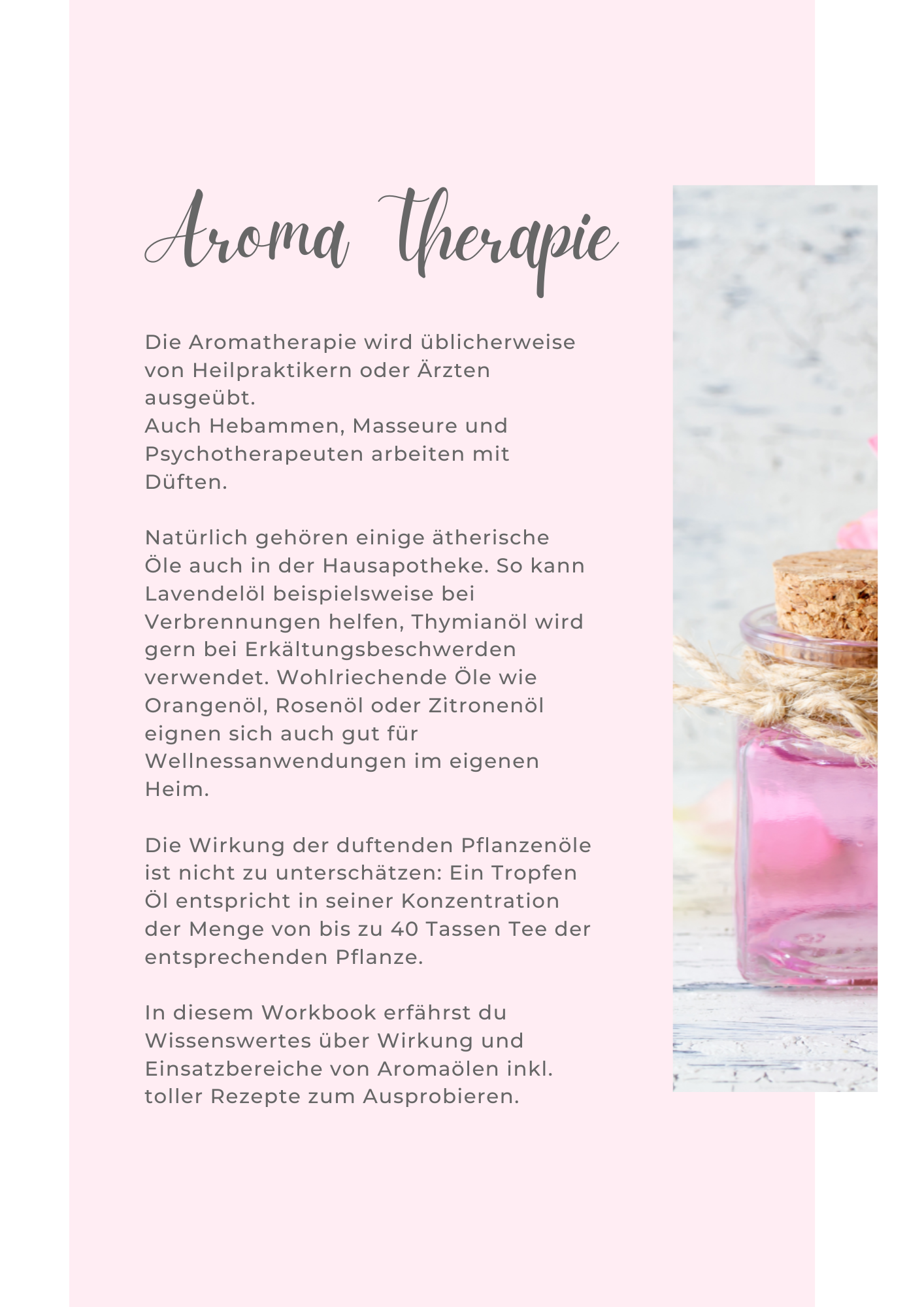 Aromatherapie mit Zertifikat
