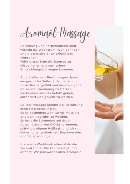 Aromaöl Massage mit Zertifikat