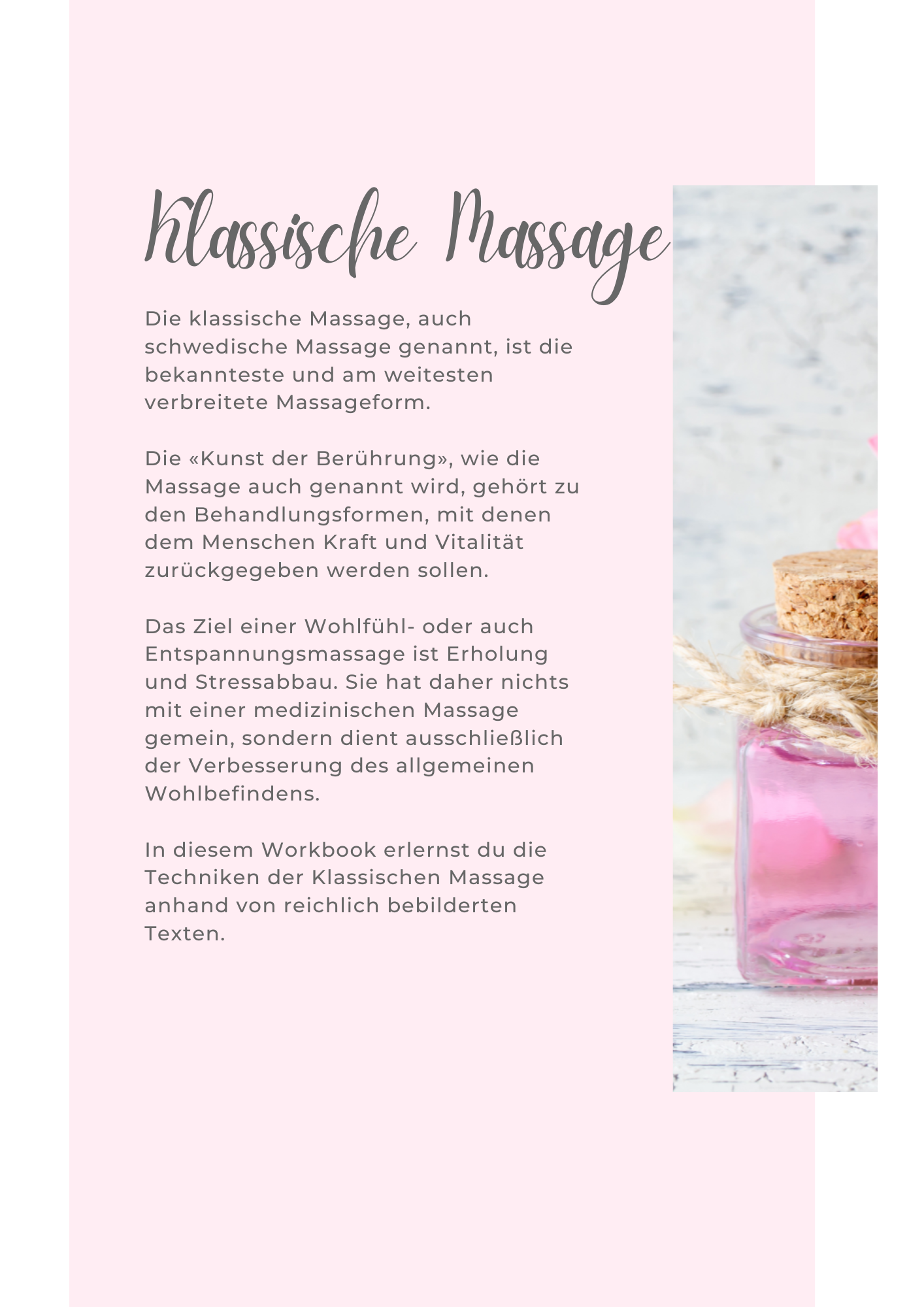 Klassische Massage mit Zertifikat